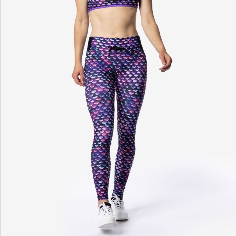 Power Woman Edge Long Sport Tights Emerald Mermaid